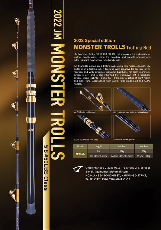 Jigging Master Monster Trolls 50LBS