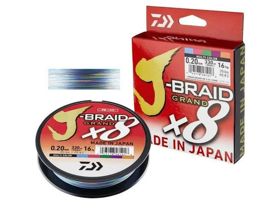 Daiwa J BRAID GRAND X8 Multi Colour